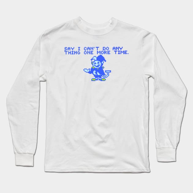 Jevil - Deltarune Long Sleeve T-Shirt by KnockDown